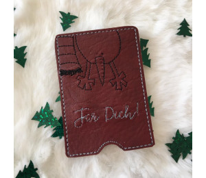 Stickserie ITH - 12 Geschenkkartenhüllen Weihnachten